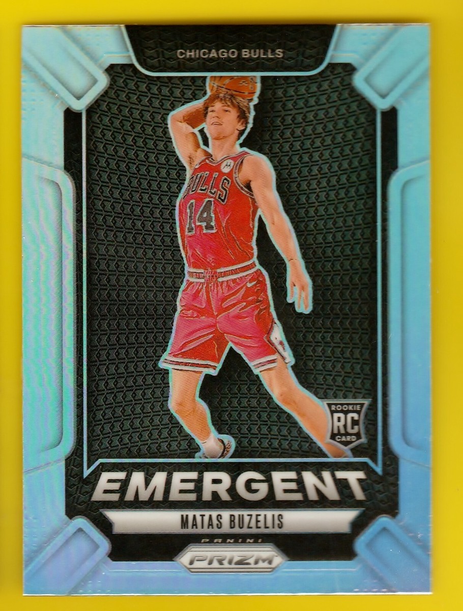 2024-25 Prizm Emergent 7 Matas Buzelis RC Silver Prizm Chicago