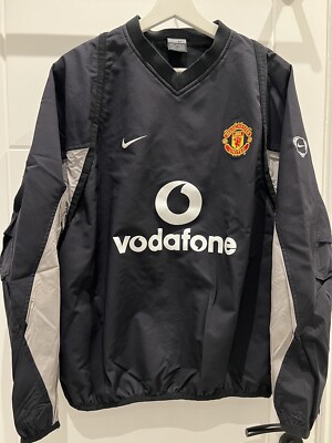 Manchester United Nike 2002/03 Vodafone Training Top Pullover SIZE