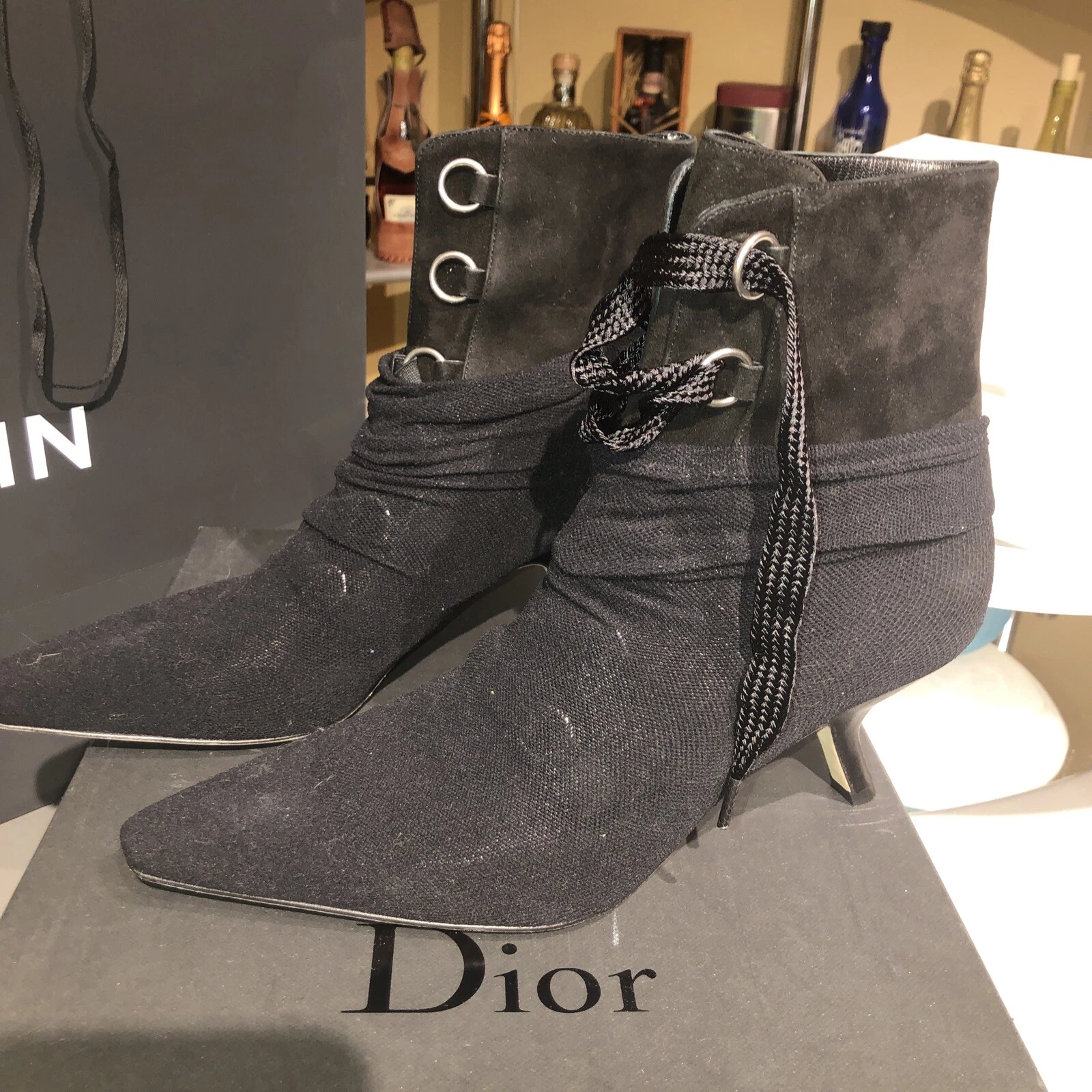 Bottines Christian Dior taille 40 noires