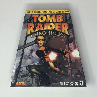 Eidos Interactive Tomb Raider: Chronicles PC 2000 w/ Level Editor & Manual & SG 