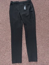 EXPRESS EDITOR SKINNY HIGH RISE 8L BLACK PANTS NWT B59 