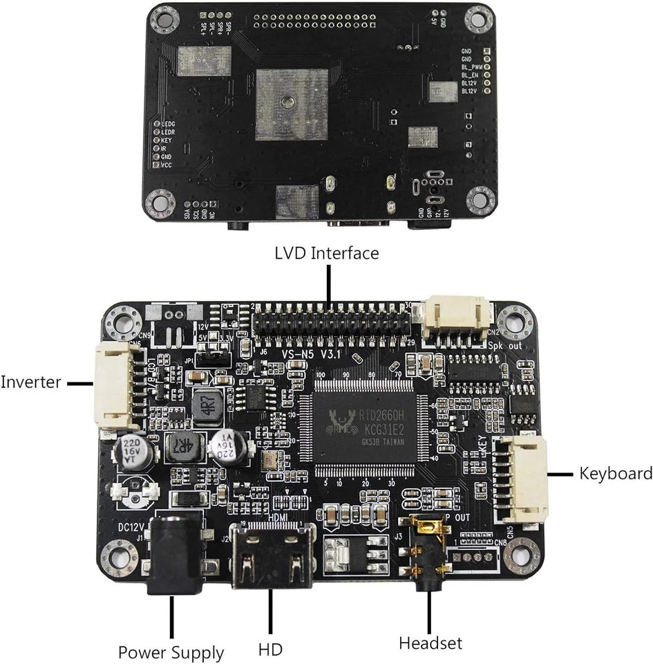 10,4 «10,4 дюйма 1024 X 768 500 нит IPS ЖК-дисплей VS104T-003A с аудио LCD контраст - Изображение 3 из 4