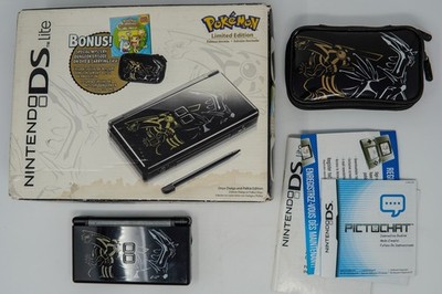 Nintendo DS Lite Pokemon Center Dialga Palkia Edition IN BOX AUTHENTIC *WORN*