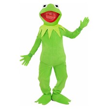 Kinder Kermit der Frosch The Muppet Show Cosplay-Kostüm Grüner Overall Halloween