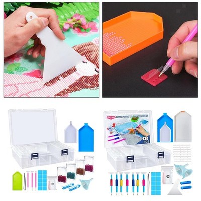 44 Fächer Flaschen Diamond Painting Aufbewahrungsbox Kit Zubehör Koffer Werkzeuge