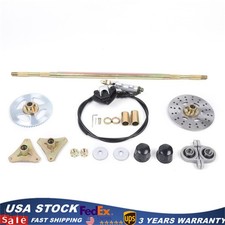 Complete Rear Axle Kit with Brake Assembly For Go Kart 50cc Quad ATV Rear Shaft
