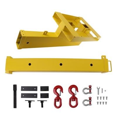 Industrial Grade Crane Jib Boom for Forklift Skid Steer 5500lbs Lifting Power