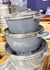 6 Pieces Non-Stick Cookware Set Die Cast Casserole with Lid Pot Set for Kitchen