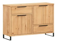Sideboard Sydney Holz Wildeiche 126X84X41 Kommode Anrichte Wohnzimmer Flur MöBel