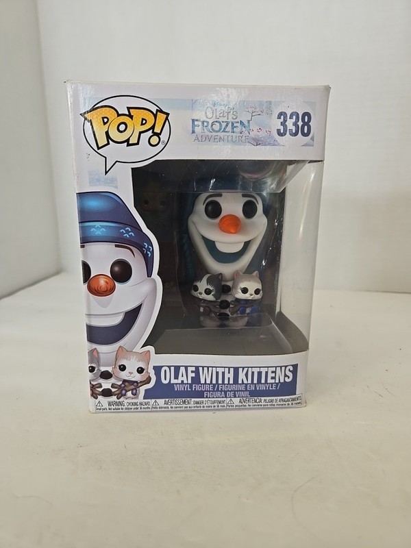 Funko Pop Olaf With Kittens #338 Disney Olaf's Frozen Adventure Figure AS IS 