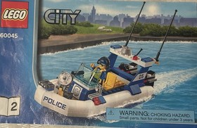 Lego City Police Patrol 60045 100% Complete Has Figures And Instructions no Box