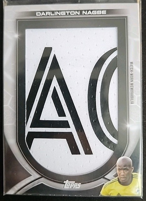 Darlington Nagbe 2023 Topps MLS Nameplate Relic Card #NR-DN Columbus Crew #3/4