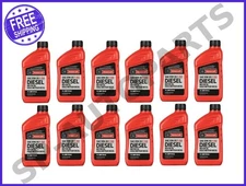 12x Motorcraft SAE 10W-30 Motor Diesel Oil for 2018+ F150 V6 3.0 Power Stroke