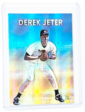 Derek Jeter Edition Artist Signed "Gulf Coast Yankees" Refractor Card 1/1