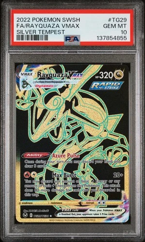 Pokemon Rayquaza Vmax Silver Tempest TG29/TG30 PSA 10 Gem Mint
