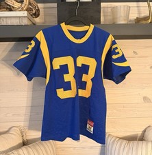 #33 VTG Rams NFL Jersey MacGregor Sandknit 1980’s Greg Bell RARE MINT Large