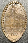 1912 Waterbury, CT “CITY HALL DESTROYED BY FIRE” Elongated Wheat Cent M&D-1