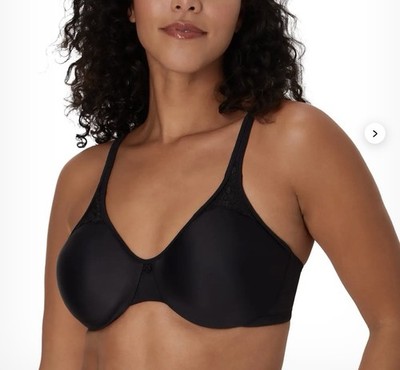 Bali Bali Passion for Comfort Underwire Minimizer Bra 42 DDD Black