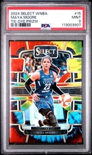 2024 Select WNBA Maya Moore Tie Dye 05/25 Concourse 🏀 PSA 9 #15 Pop 4