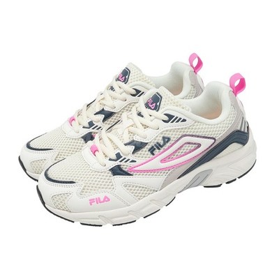 Fila Glisten Ivory Pink Women Road Running Jogging Shoes Sneakers 