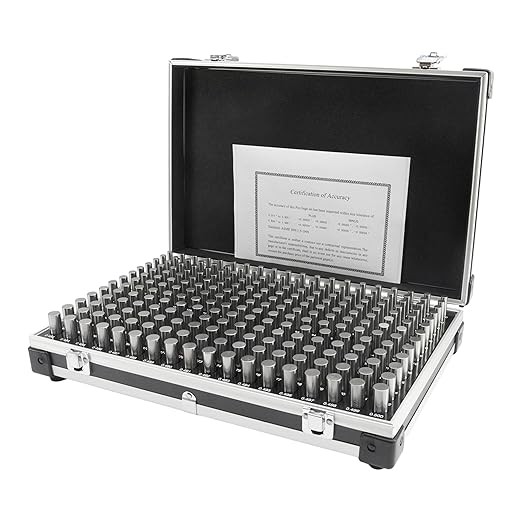 HFS(R) Pin Gage Set Minus Class ZZ 0.251"-0.500" M2 250 Pcs Aluminum Alloy Case