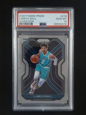 2020-21 Panini Prizm LAMELO BALL Rookie RC Base Variation SP Hornets #278 PSA 10