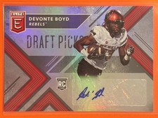 2018 Panini Elite Draft Picks - Draft Picks Devonte Boyd #170 Autographs