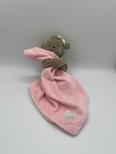 CARTERS Child of Mine MONKEY Pink SWEET Cupcake Rattle Security Blanket