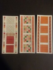 Creative Memories Lot of Twelve Studio Stickers 2" x 5" Fall Squares