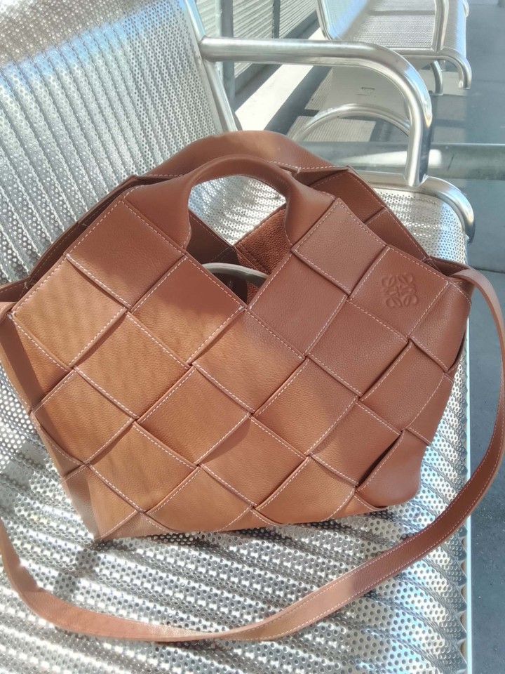 loewe Woven Bucket bag