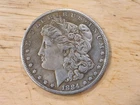 1884 Morgan silver Dollar fantasy filler coin