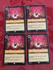 4x Disney Lorcana Fabled - World's Greatest Criminal Mind - 30/204 x4