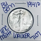 1941 D BU UNCIRCULATED LIBERTY WALKING SILVER HALFDOLLAR AUTHENTIC U.S.MINT 7107