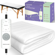 Massage Table Warmer Heating Pad Professional Massage Bed Warmer with 4 Timer, 8