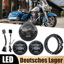FARO LED 7"+ 2x 4.5" Fendinebbia per Harley Davidson Road King
