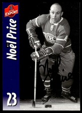 1989-90 molson promo auto hand sigh Noel Price Montreal Canadiens #89