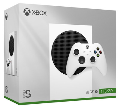 Microsoft Xbox Series S 1TB White Home Console w/ Controller Wi-Fi 1440p