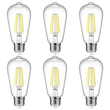 Vintage Led Edison Bulbs 6w Equivalent 60w Nondimmable High Brightness Cool Whit