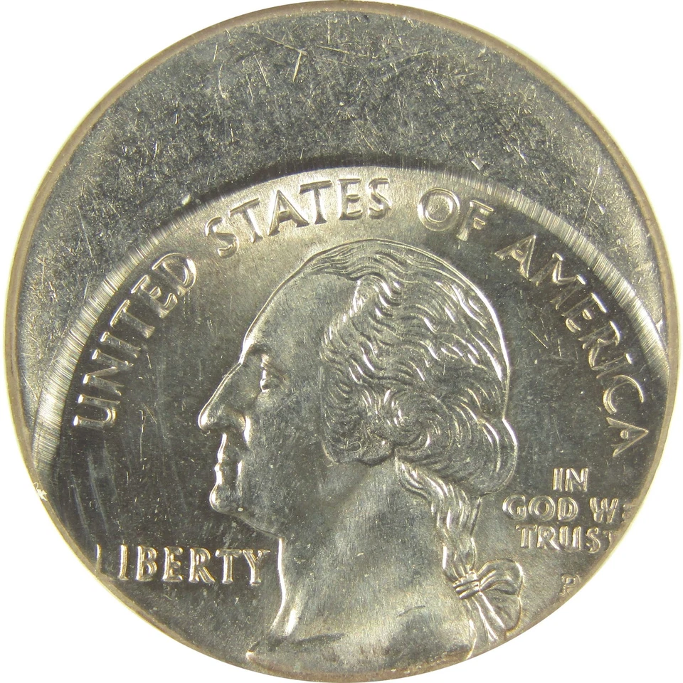 2000 P New Hampshire State Quarter MS 65 ANACS Off Center SKU:I20057 - Image 4 of 4