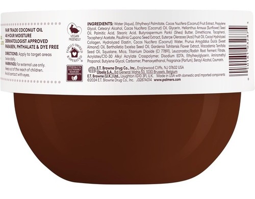 Palmer's Olio di Cocco Formula Crema di Cocco Brasiliana con Vitamina E 8,8 Fl Oz - Foto 3 di 11