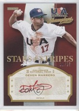 2013 Panini USA Baseball Champions Red Ink 10/25 Deven Marrero #DEV Auto 3w8
