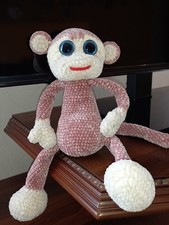 Selbstgehäkelter Affe aus Himalayawolle,ca.35cm