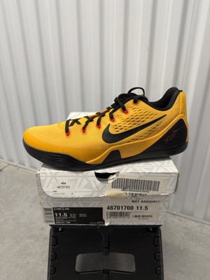 NIKE KOBE IX 9 EM LOW 2013 BRUCE LEE SIZE 11.5 MENS - 646701-700