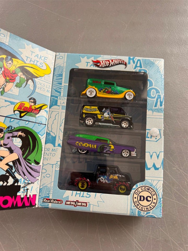 Hot Wheels DJP11 DC Comics Batman and Rogues Gallery Vehicle, 5 Pack price in UAE | Amazon UAE