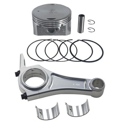 4.450''+.040 Connecting Rod 90mm Piston .660 Flat Top For Predator 420cc Engine