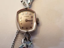 Longines Wittnauer L&W White Gold Watch Speidel Band