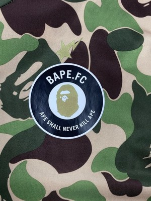 A Bathing Ape Bape FC x Puma ABC Camo Jersey T Shirt Mens Size M