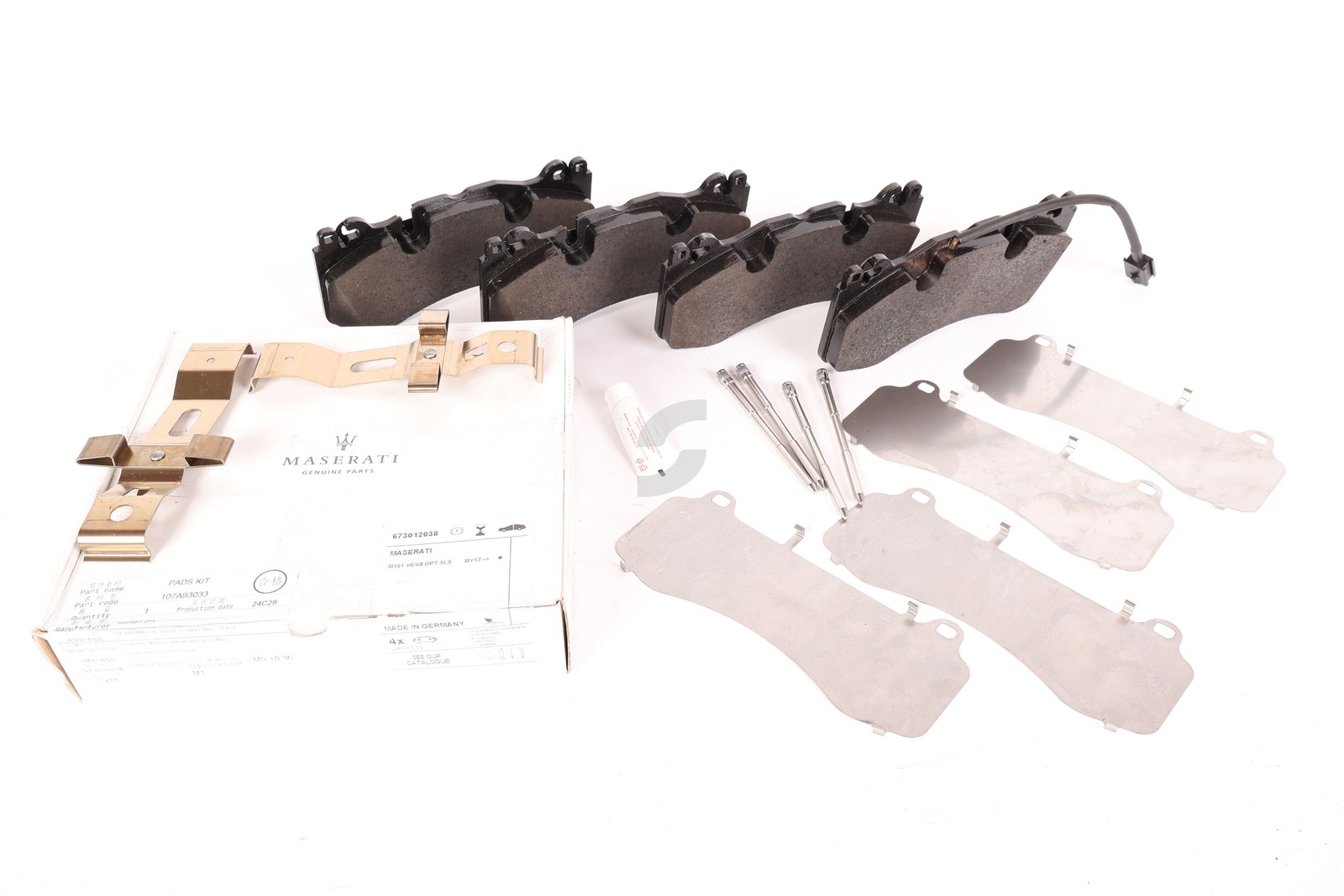 MS-673012038 FRONT BRAKE PADS KIT M161 5L  Maserati NEW