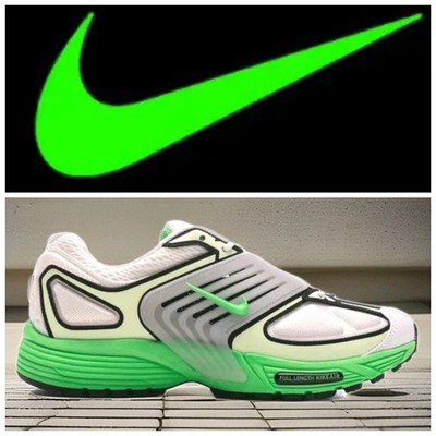 NEW Men's SZ 12, NIKE Pegasus Wave SUMMIT WHITE / GREEN STRIKE / GREY 1B0612-103