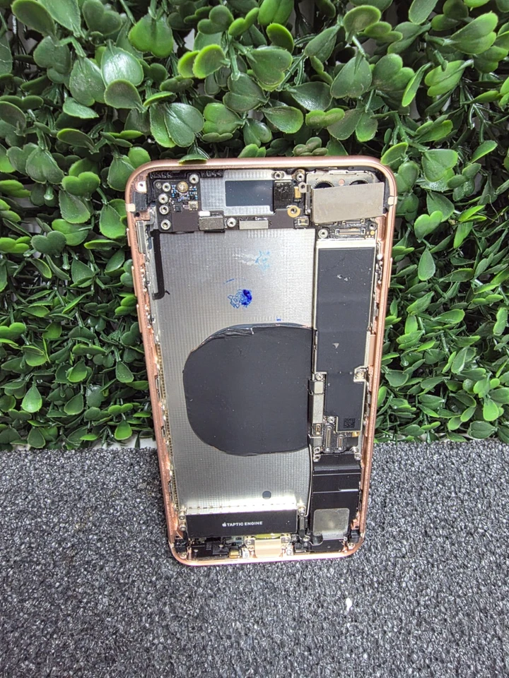 Carcasa trasera iPhone 8 Plus OEM - oro rosa/rosa - con piezas pequeñas + placa DOA - Foto 3 de 4